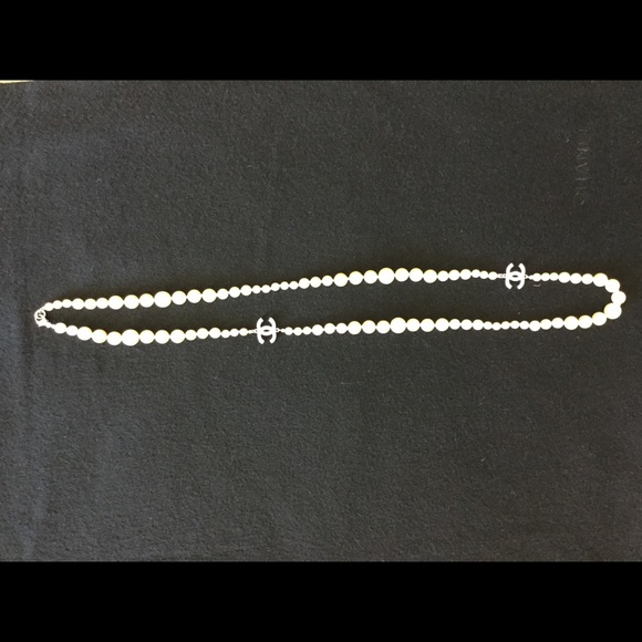 CHANEL Jewelry - Authentic Chanel  pearls 36”STUNNING!